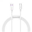 Cable Baseus Usb A Tipo C Superior Series 66w 1m Blanco