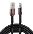 Cable The iCase USB a Lightning 1Metro Carga Rápida Negro/Gris