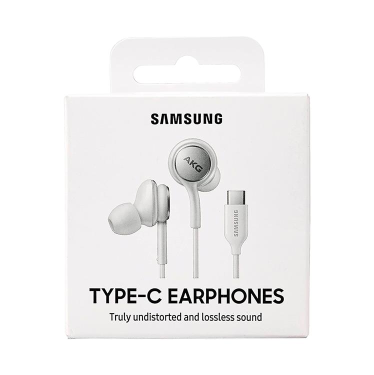Auricular c/Cable Tipo C In Ear c/Gomita Samsung Blanco - The iCase